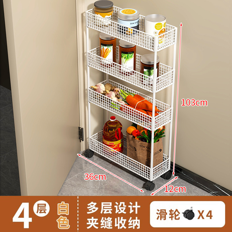 98n门后浴室置物架卫生间缝隙夹缝超窄款收纳柜极窄架子收纳架小