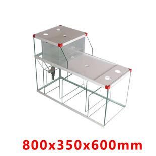 底滤缸系统鱼缸过滤整套虹吸周转箱过滤器水循环内置盒箱专用槽