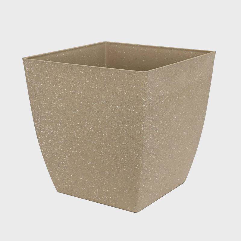 北欧风仿水泥树脂自动吸水方形塑料客厅盆栽花盆阳台大口径30以上