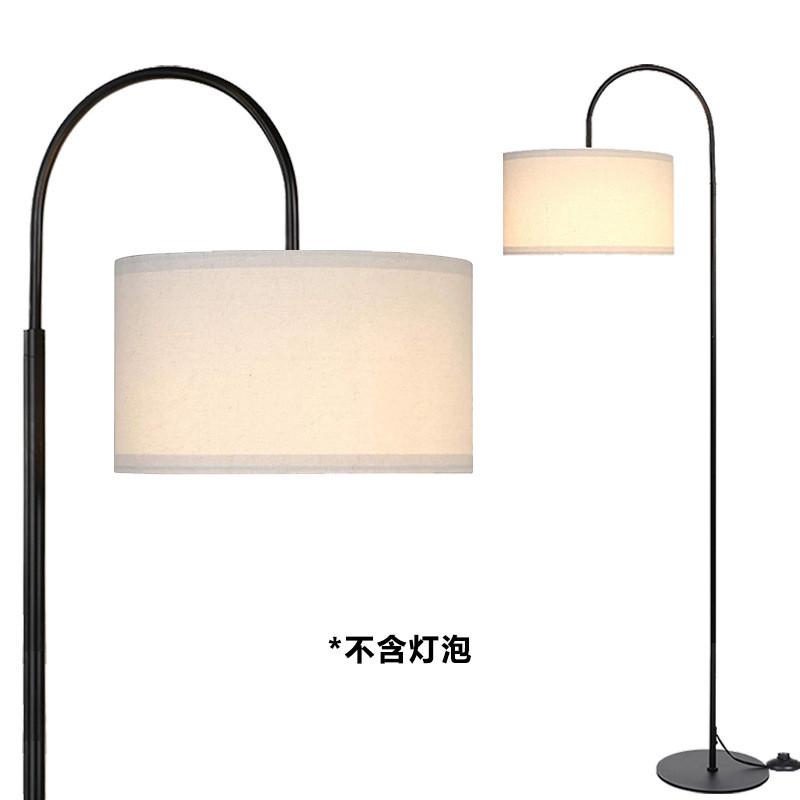 led落地灯客厅高级感卧室布罩立式氛围简约床头柜台灯落地灯