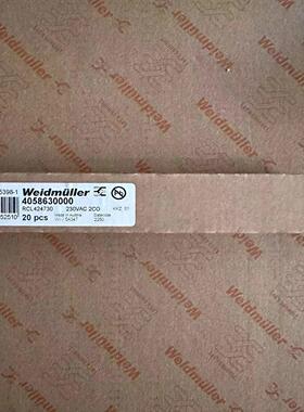 RCL424730 魏德米勒继电器 原装正品 现货Weidmuller  4058630000