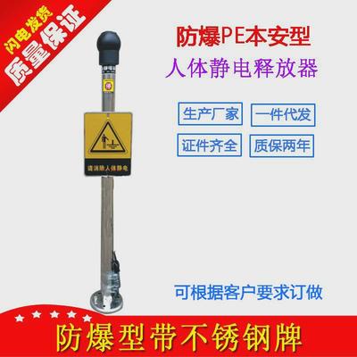 防爆本安型人体静电释放器球防静电桩触摸式工业静电消除球装置