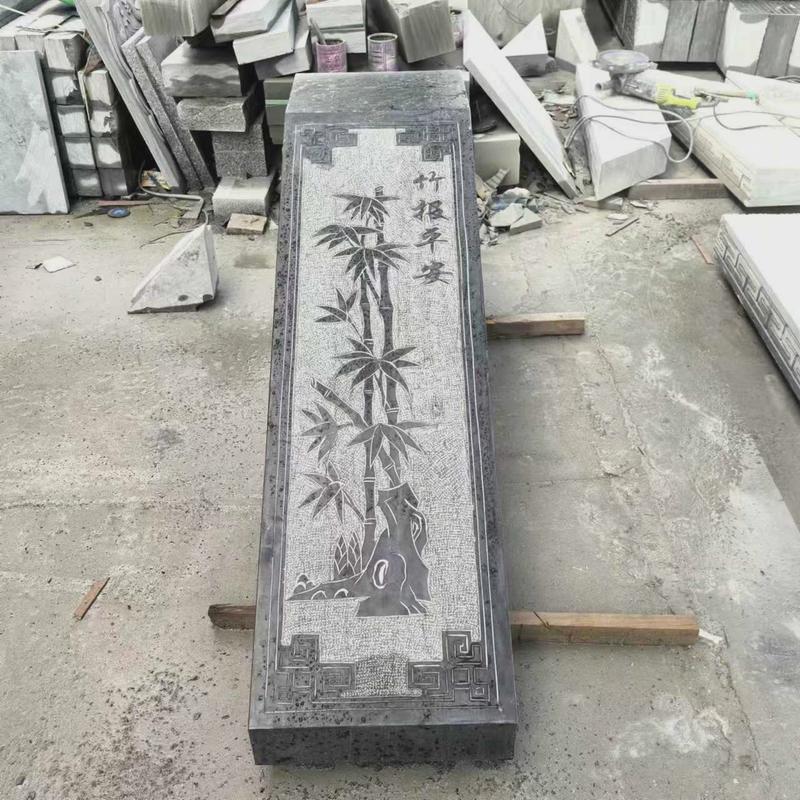 青石仿古台阶石别墅庭院楼梯防滑过门槛庭院踏步石青石祥云台阶石