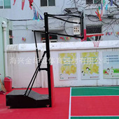 休闲篮球架户外室外篮球框儿童可移动手摇移动升降篮球架按需定款