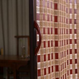 竹帘子折叠竹推拉门门竹帘隔断家用竹门帘客厅遮阳门帘商场竹门帘