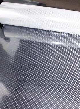 127cm膜圆点渐变玻璃贴膜橱窗装饰白色玻璃贴纸隔断膜玻璃贴膜