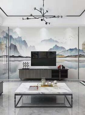 佛山连纹通体大理石瓷砖900x2700客厅板浅灰色岩卧室背景墙别墅