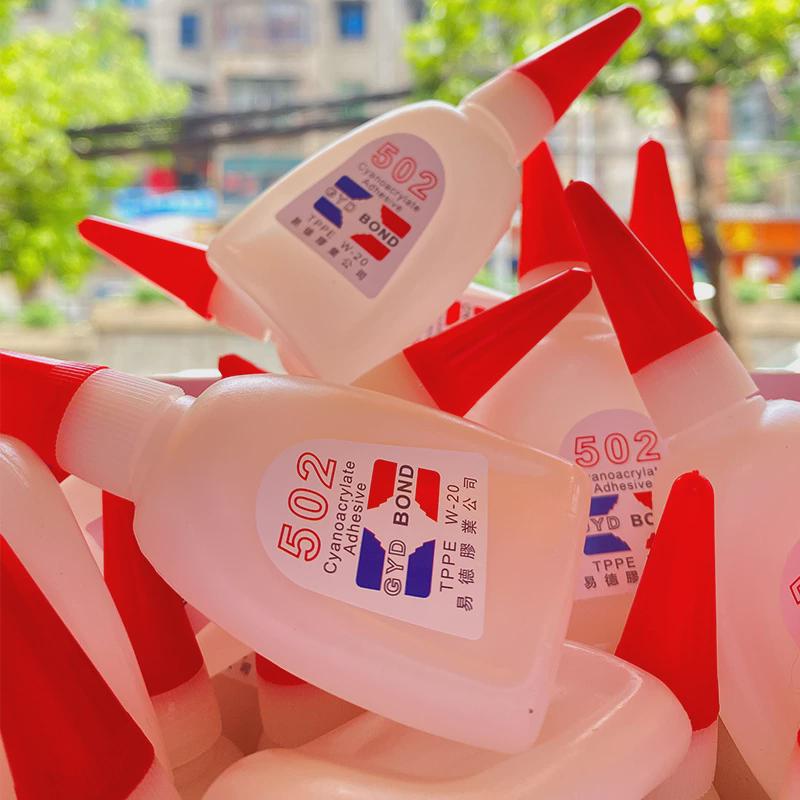 厂家直供502盒装胶水木工装修透明速干木头金属塑料胶快干胶