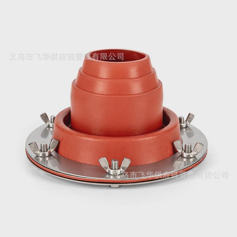 柴火炉烟囱防烫器硅胶圈套隔热户外帐篷烤火炉取暖炉烟囱套