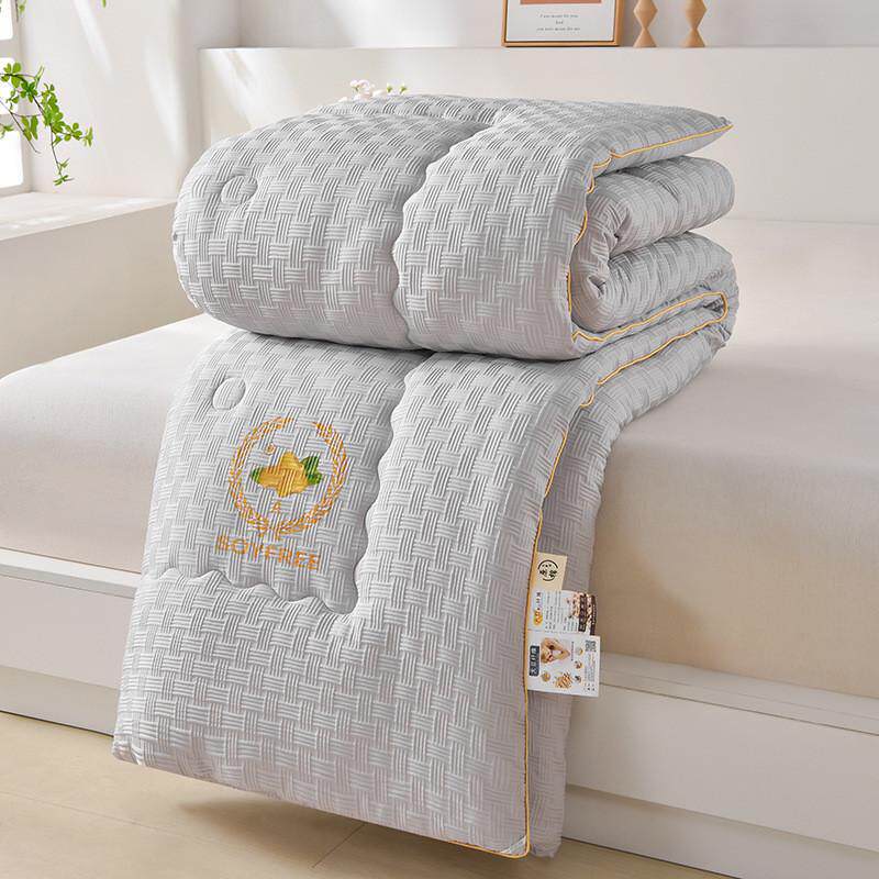 新款家居被格大豆华夫滚绳包边工艺水洗棉大豆夏被加厚冬被子被芯,床上用品,化纤被,淘宝优惠券,粉丝福利购,淘宝优惠卷