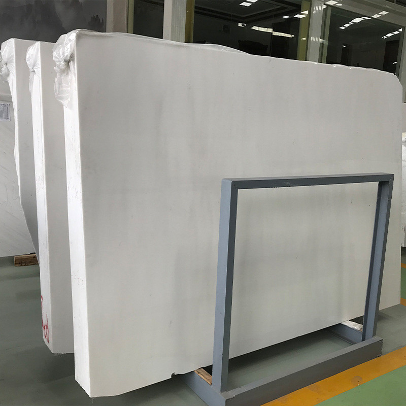 南斯拉夫白简约白色天然大理石背景墙台面墙身弧板茶几洗手台面