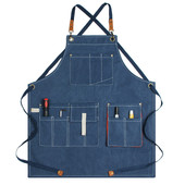 eq4f工匠电工维修木工围裙男士 加厚工具logo园艺美发师防水工作服