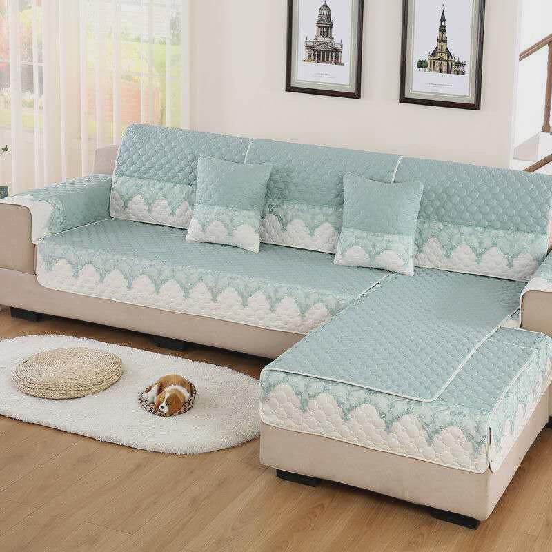 沙发垫布艺罩1+2+3通用棉防滑欧式加厚冬包盖万能套四季巾