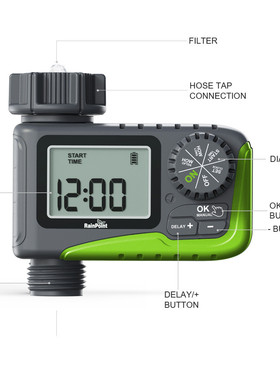 智能灌溉rainpoint控制器定时灌溉自动浇花浇水器院子草坪