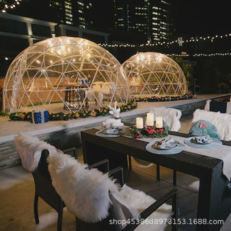 星空帐篷房户外展览球形篷房餐饮泡泡屋民宿野奢景区球形帐篷酒店