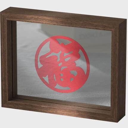 定制双面玻璃相框摆台寸正方形干画树叶展示框欧式木质相片框diy