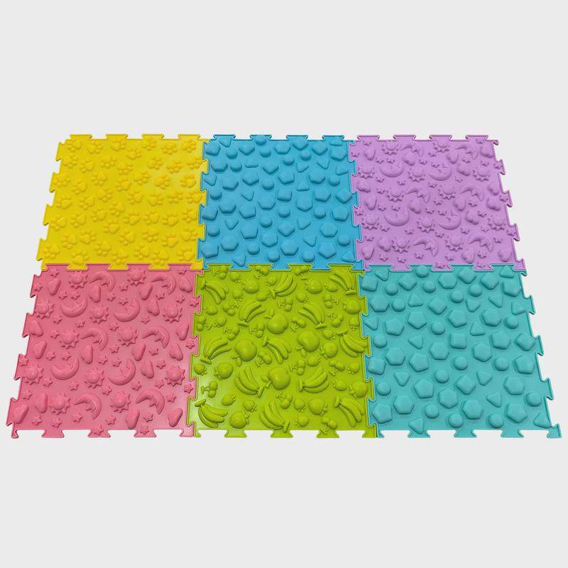 跨境儿童触觉训练足底按摩垫脚底指压板感统训练器材柔软硅胶垫