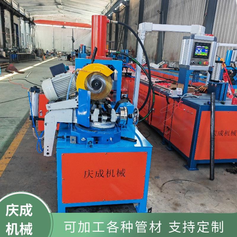全自动圆管冲孔切断一体机数控方管切断机角钢冲孔机槽钢切断