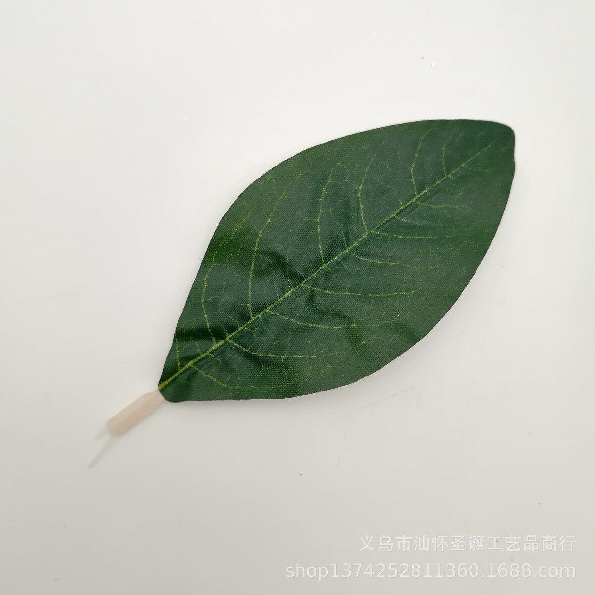 婚庆花仿真植物仿真玉丝印单片绿色兰叶叶仿真玉兰花配件叶子
