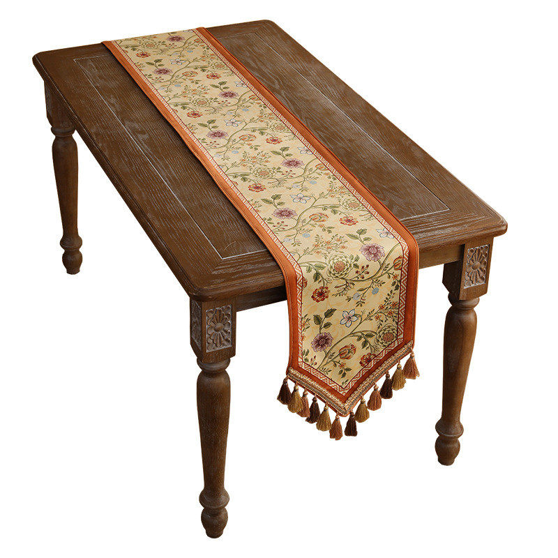 26eq贝拉诺桌旗美式轻奢餐桌布长条巾茶旗鞋柜装饰布斗柜盖布床旗,居家布艺,桌旗,淘宝优惠券,粉丝福利购,淘宝优惠卷