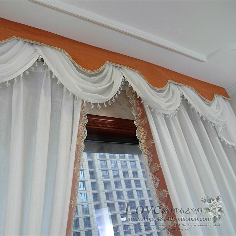 1p2r批发老店公主风装饰帘头魔窗帘法式窗幔帘头客厅卧室窗纱纱帘