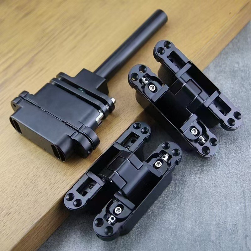 隐形门合页自动关门闭门器回弹液压缓冲专用可调三维暗门十字铰链