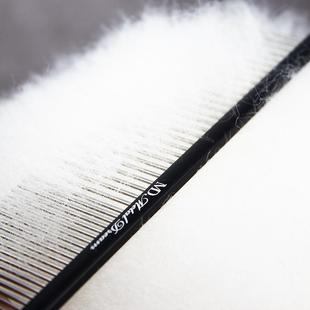 md美咕m19梳子柄排梳宠物狗直排梳泰迪金毛用铝