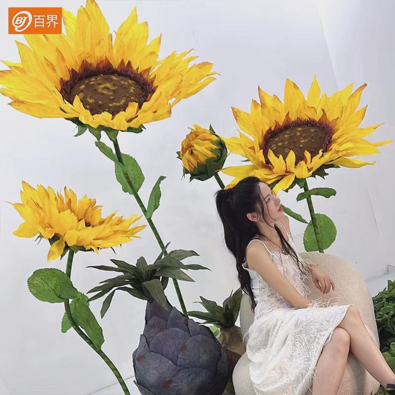 厂家直销爆款巨型手工纸花商场布置橱窗美陈道具现场装饰婚礼