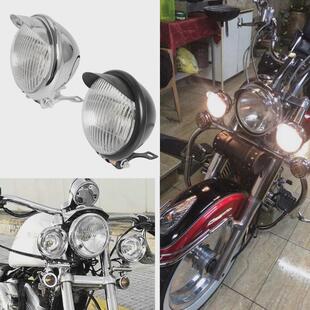 摩托车配件风暴太子/CA250/大地鹰王/太子车大灯前大灯总成铁灯座