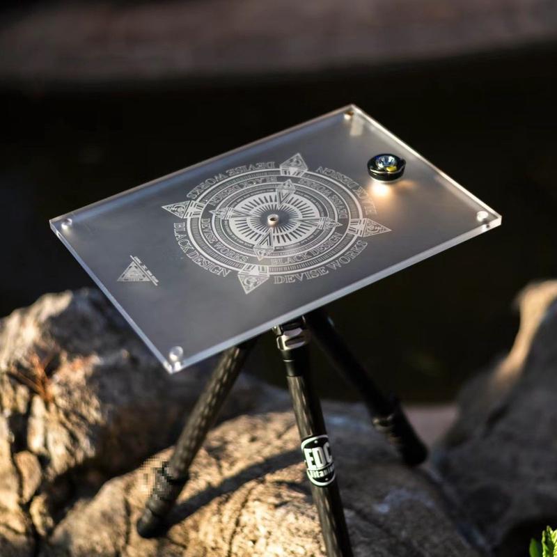 户外露营igt单元发光板gz灯架亚克力38灯架户外桌便携折叠轻量化