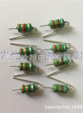 优惠热销0510-332K插件单层密绕卧式密封滤波色码电感