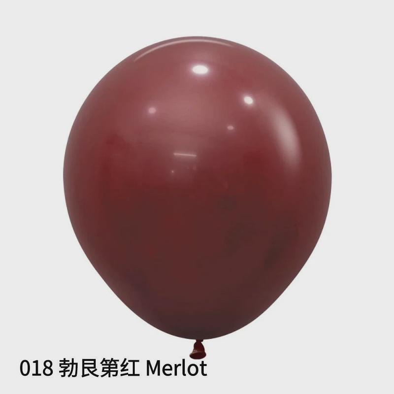 【18英寸圆/25颗】哥球|sempertex乳胶球婚礼生日气球背景墙