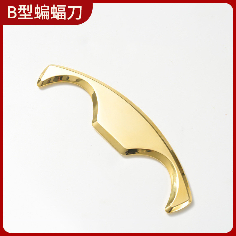 纯黄铜筋膜刀五件套运动肌肉不锈钢刮痧板按摩经络按摩美容工具