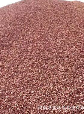 红色火山岩1-3cm颗粒污水净化过滤黑色火山岩滤料鱼箱除臭滤料