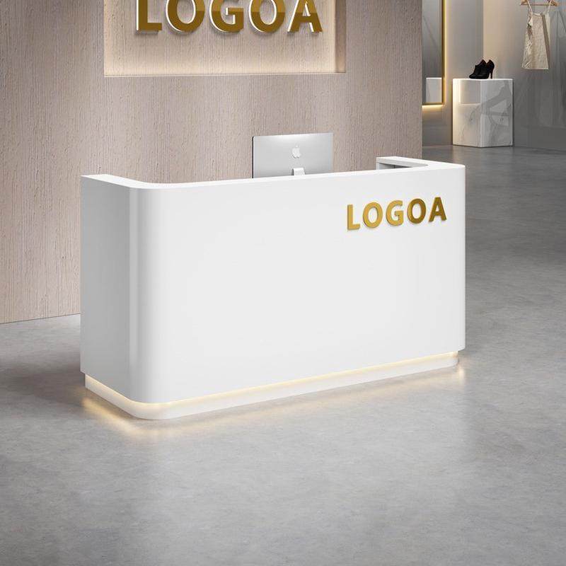 收银台小型店铺柜台美容院服装店简约现代烤漆吧台公司前台接待台,商业/办公家具,大班台/主管桌,淘宝优惠券,粉丝福利购,淘宝优惠卷