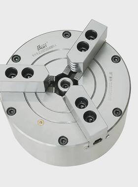 比优特BK110SQ中实气动三爪卡盘4寸5寸6寸8寸10寸车床气动液压卡