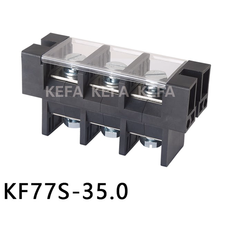 大电流栅栏式接线端子KF77/77S/77SS-35.0mm双面接线 环保连接器