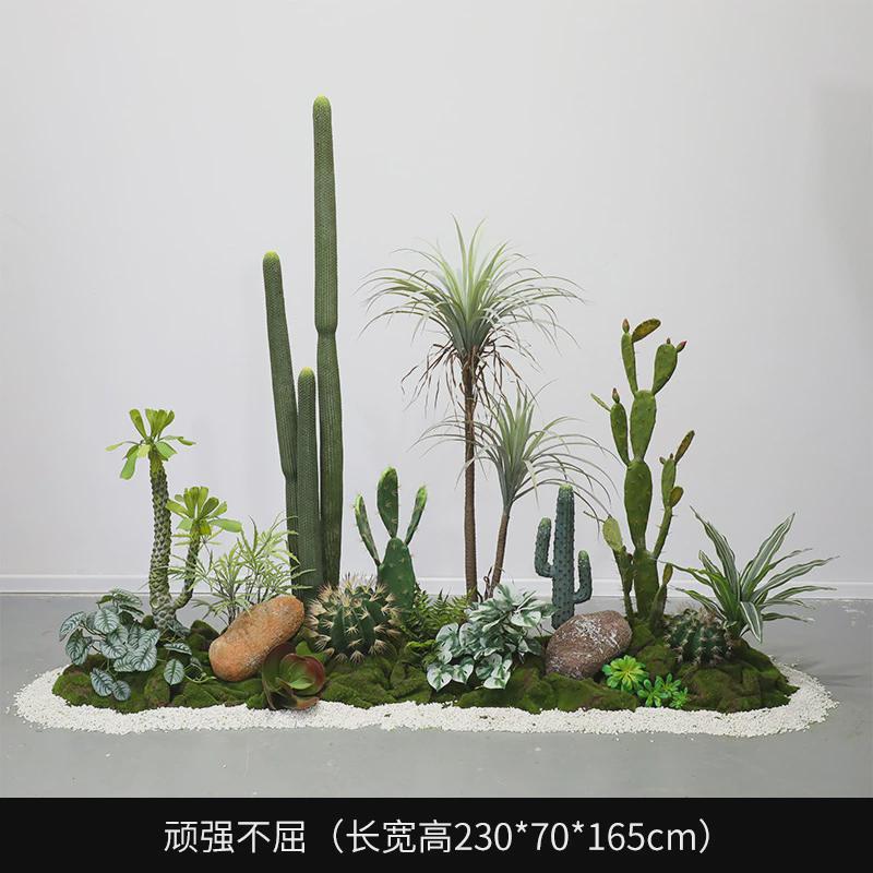 仿真仙人掌橱窗造景植物大型号假仙人柱沙漠景观店铺装饰摆件绿植