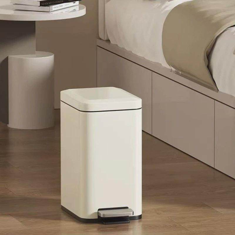 包邮静音不锈钢长方形家用卫生间脚踏式垃圾桶缓降卧室客厅厨房,家庭/个人清洁工具,垃圾桶,淘宝优惠券,粉丝福利购,淘宝优惠卷