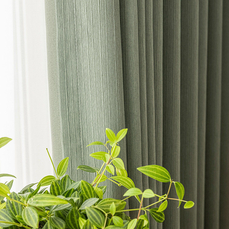 新款窗帘奶咖色轻奢纯色压皱布料北欧客厅落地窗卧室遮光高温定型,居家布艺,成品窗帘,淘宝优惠券,粉丝福利购,淘宝优惠卷