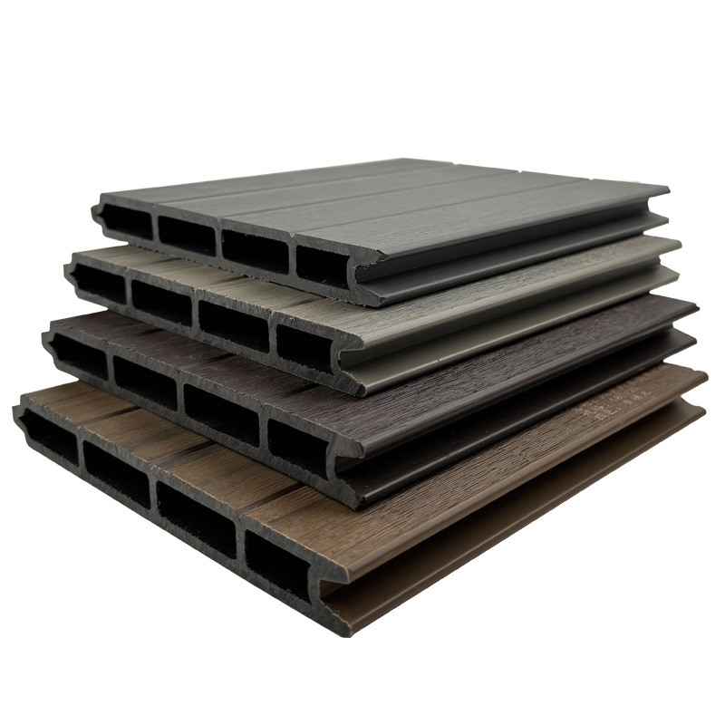 户外塑木围栏板别墅庭院木塑防腐栅栏围栏易装耐用篱笆花园围墙板