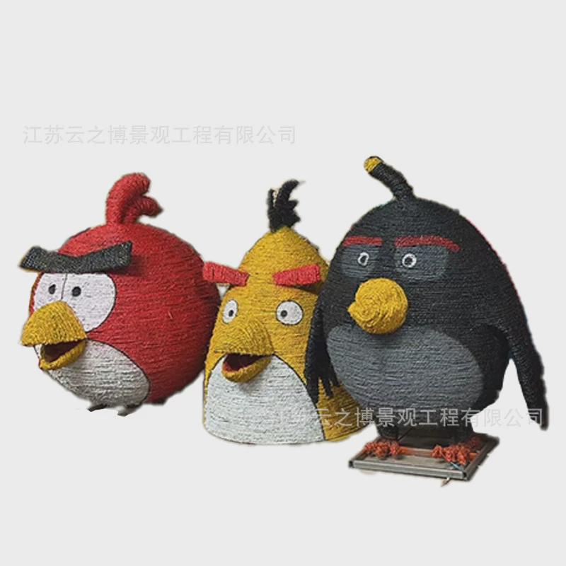 热销打草绳编织稻草人假人工艺品人偶制作粮仓制作丰收节摆件草垛