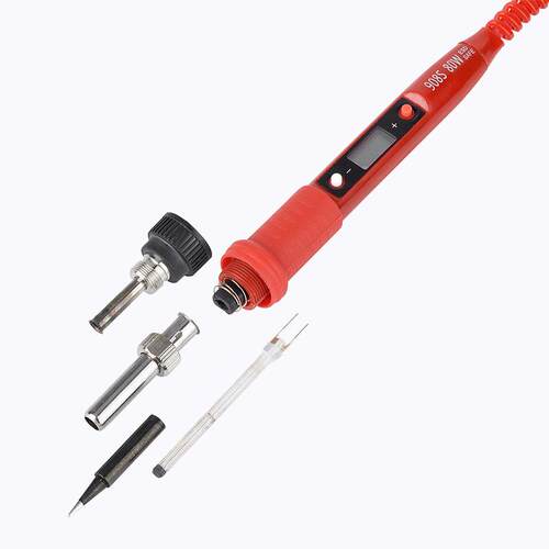 JCD液晶电烙铁万用表套装烙铁工具包万用表吸锡器908S焊接工具