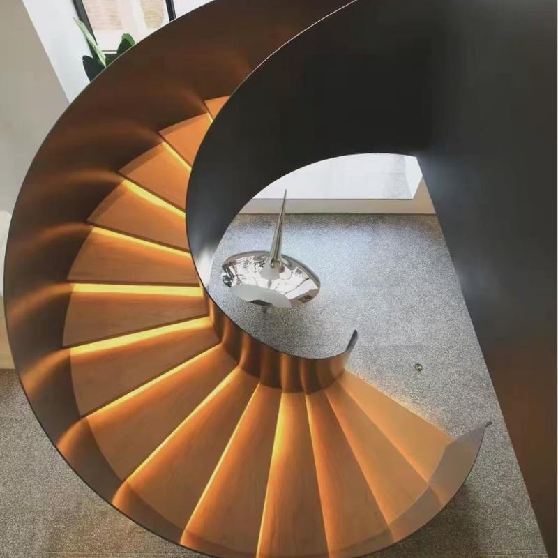 楼梯踏步灯智能感应网红台阶灯别墅室内免布线款步灯带总线梯