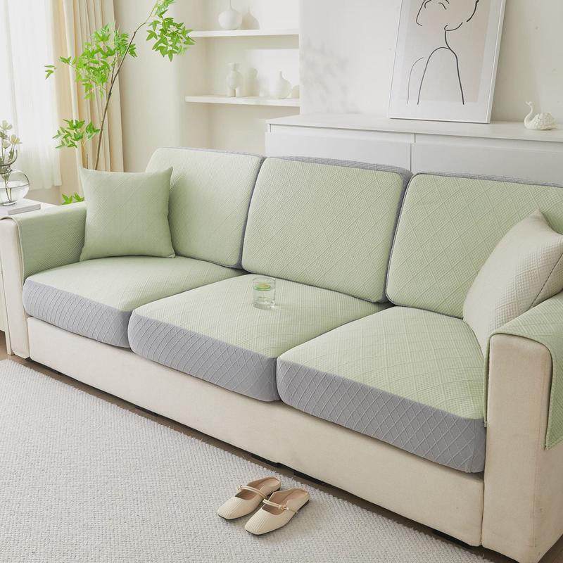 凉豆豆罩沙发套笠2024夏季新款全包盖防滑凉席坐垫靠背套冰丝新款,居家布艺,沙发垫,淘宝优惠券,粉丝福利购,淘宝优惠卷