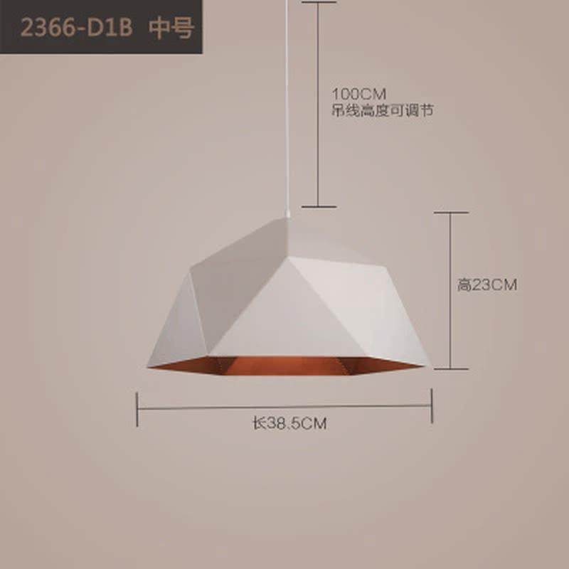 现代简约吊灯铁艺多边菱形北欧阳台吧台个性单头餐厅创意几何吊灯,家装灯饰光源,餐厅吊灯,淘宝优惠券,粉丝福利购,淘宝优惠卷