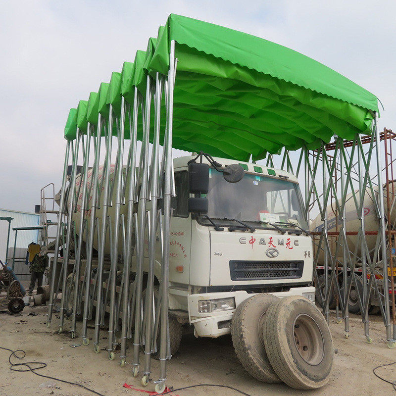 加厚推拉雨棚冬季保暖帐篷透明围布四角伞用防水摆摊挡风户外