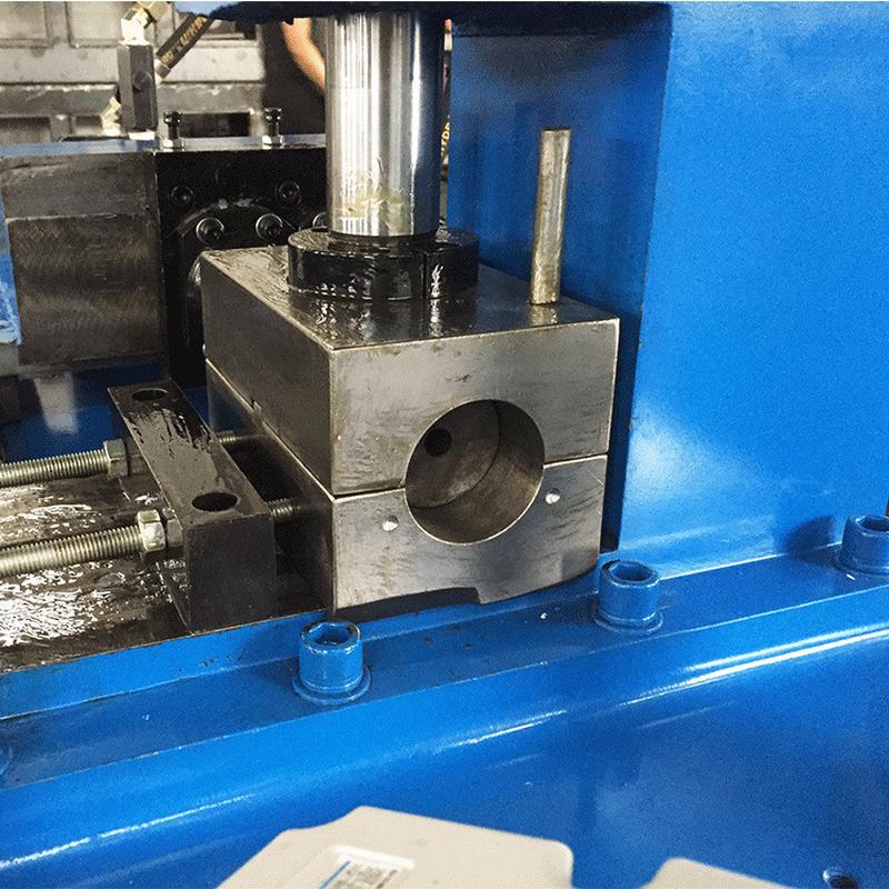 金属管数控成型缩管机导柱双头缩管机自动上下料铜铝管端胀管机