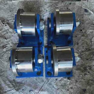 定制重型不锈钢v型滑轮轨道轮双轴承彩钢v型脚轮不锈钢定制万向轮