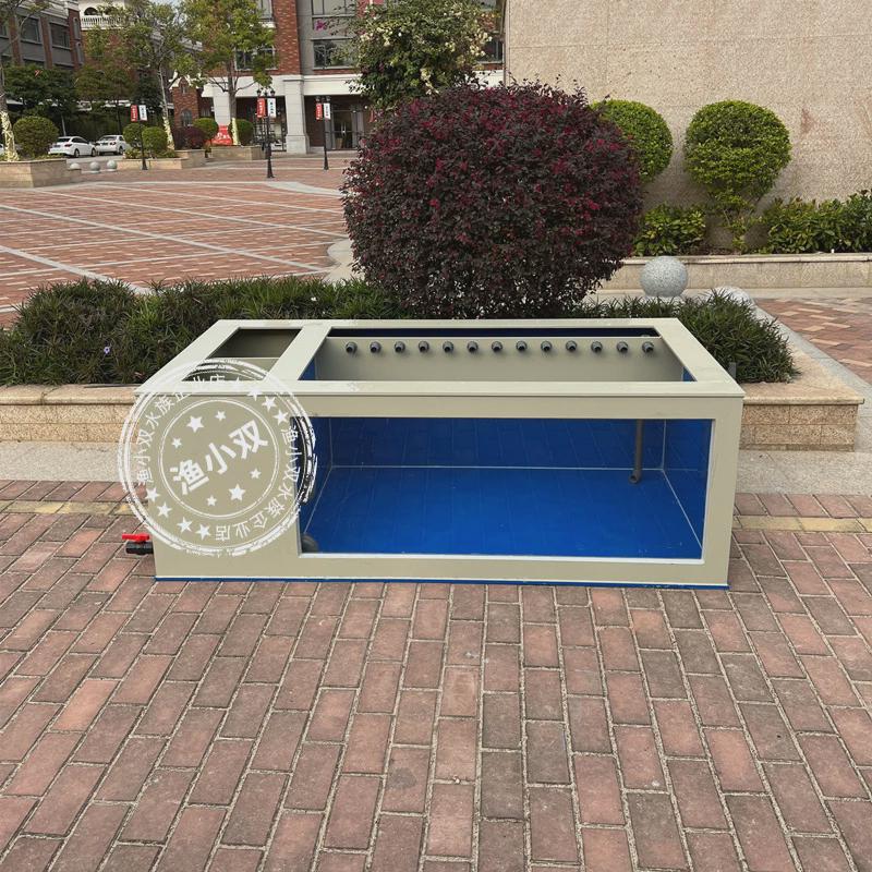 大型超白玻璃观赏鱼缸过滤锦鲤鱼池客厅阳台酒店超市鱼箱带侧过滤